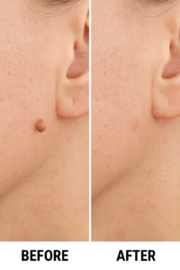 Skin tags removal Greater London (Lambeth) before and after