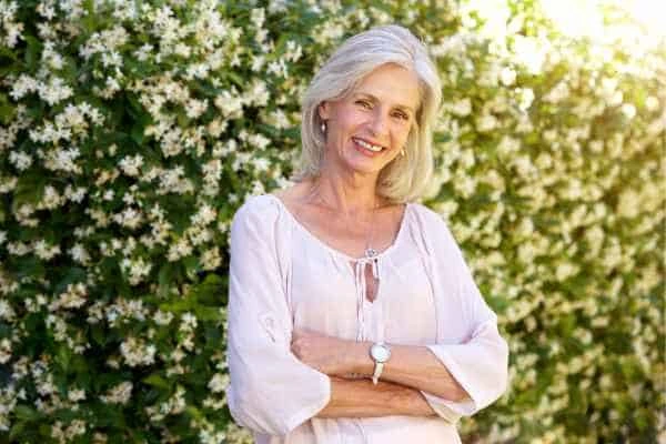 Older woman happy with urinary incontinence treatment Greater London (Lambeth)