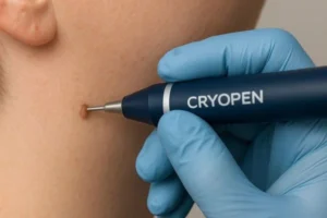 Person receiving skin tag removal Greater London (Lambeth)