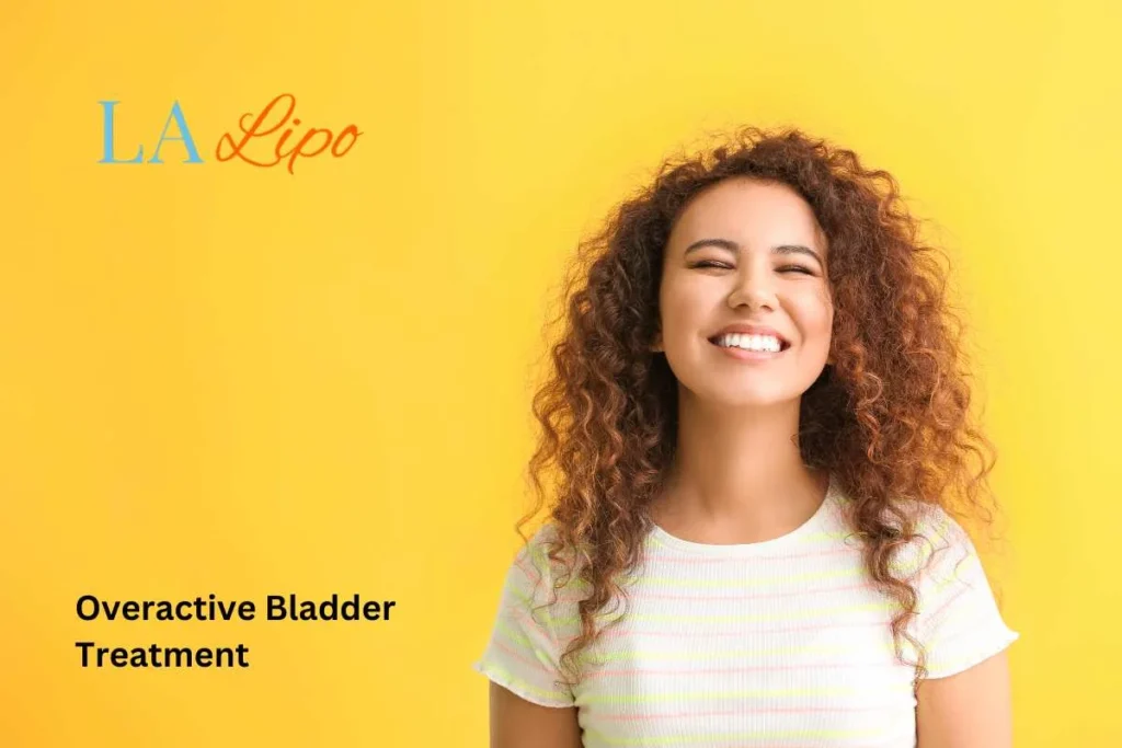 woman smiling about overactive bladder treatment Greater London (Lambeth) solutions